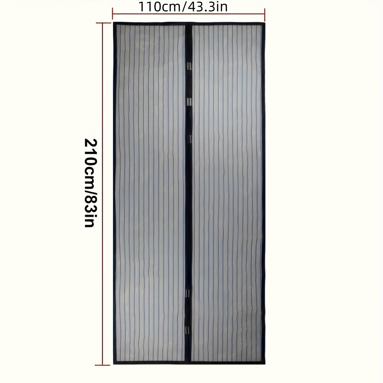 Magnetic Screen Door - Self-Sealing, Heavy-Duty, Hands-Free Mesh Partition Keeps Bugs Out - Pet And Kid Friendly