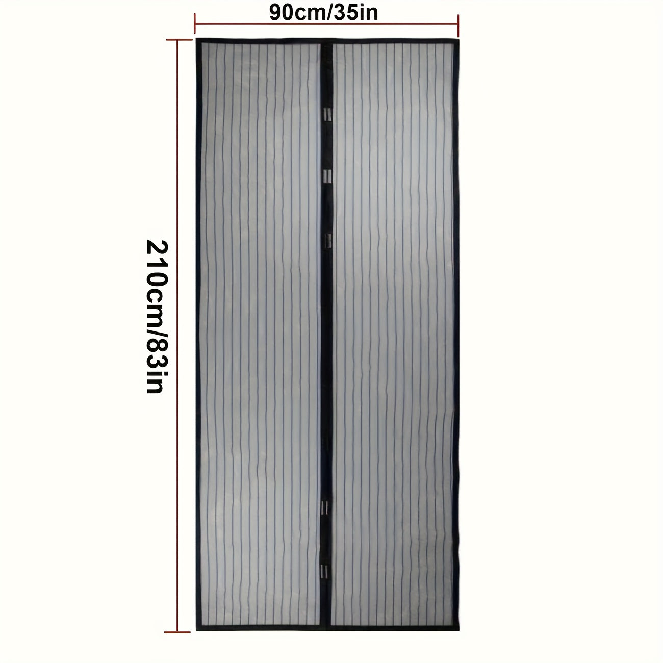 Magnetic Screen Door - Self-Sealing, Heavy-Duty, Hands-Free Mesh Partition Keeps Bugs Out - Pet And Kid Friendly